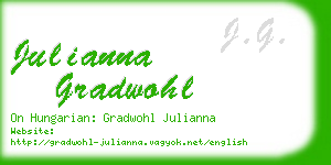 julianna gradwohl business card